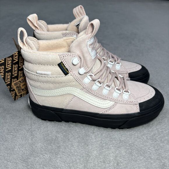 VANS Sk8-Hi DR MTE-2 Shoe Black/Rose Boots Hiking Shoes Women's Size 5 NEW - Picture 1 of 11